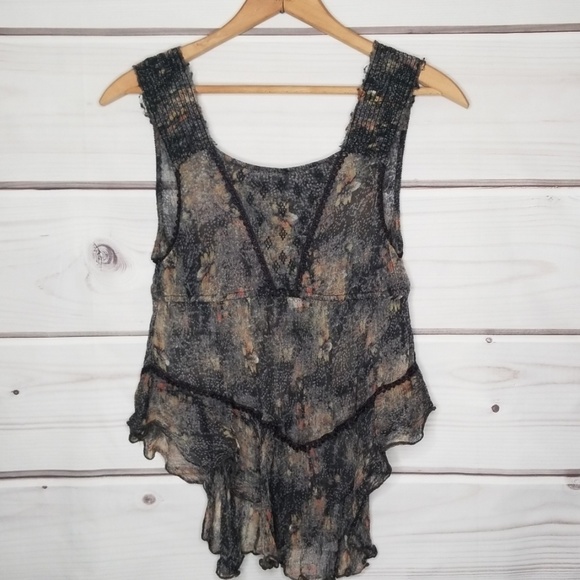 Free People Tops - [free people] New Romantics Sheer Tank Size S